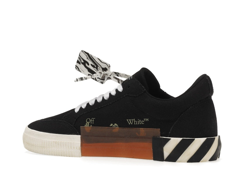 OFF-WHITE Vulc Low Black Light Blue Arrow