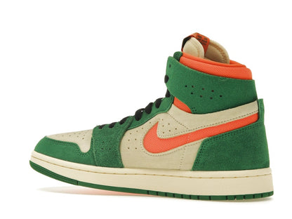 Jordan 1 High Zoom Air CMFT 2 Pine Green Orange Blaze (Women's)