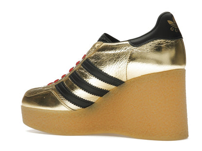 adidas x Gucci Gazelle Wedge Gold Metallic Black (Women's)
