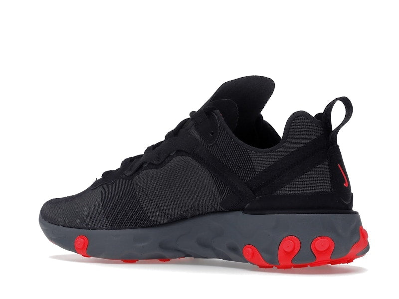 Nike React Element 55 Black Solar Red (Women's)