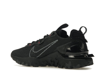 Nike React Vision Black Grey Swoosh