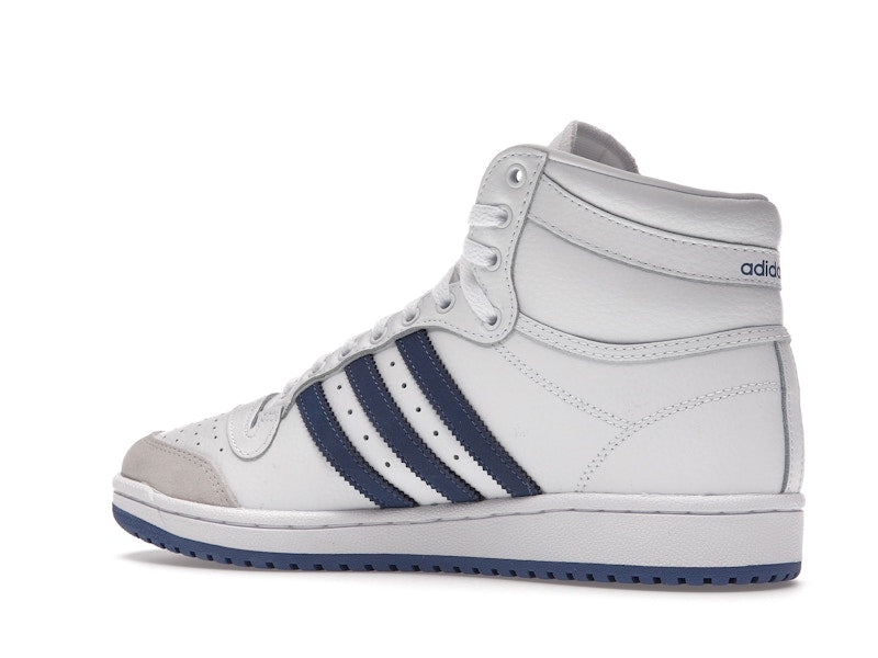 adidas Top Ten White Crew Blue