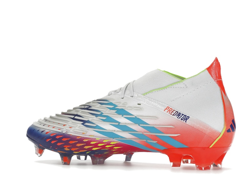 adidas Predator Edge.1 FG White Solar Yellow Power Blue
