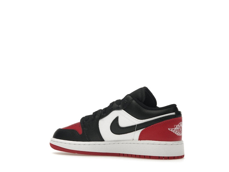 Jordan 1 Low Bred Toe 2.0 (GS)
