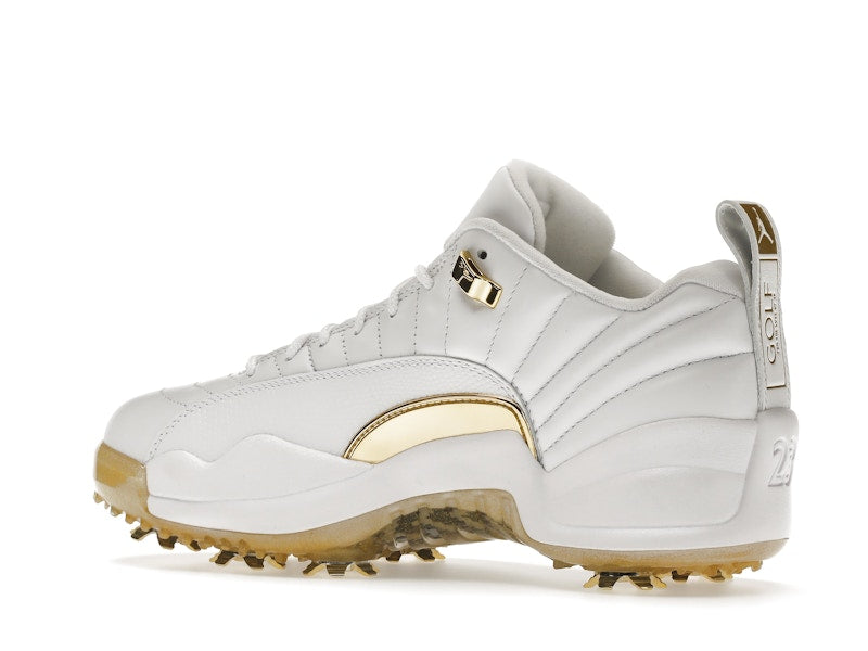Jordan 12 Golf Metallic Gold
