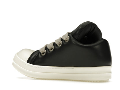 Rick Owens Jumbo Lace Padded Sneaks Low Black Milk