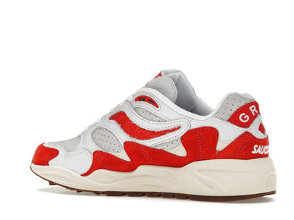 Saucony Grid Shadow 2 Ivy Prep White Red