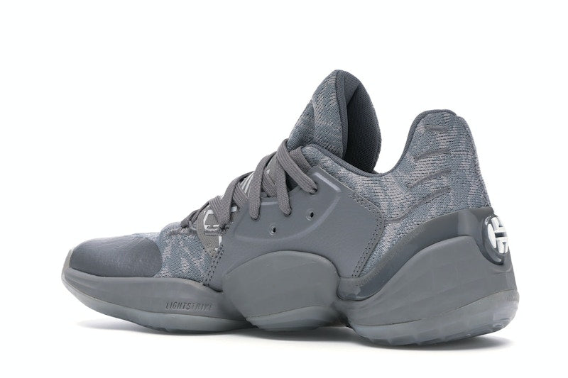 adidas Harden Vol. 4 Grey Three Cloud White