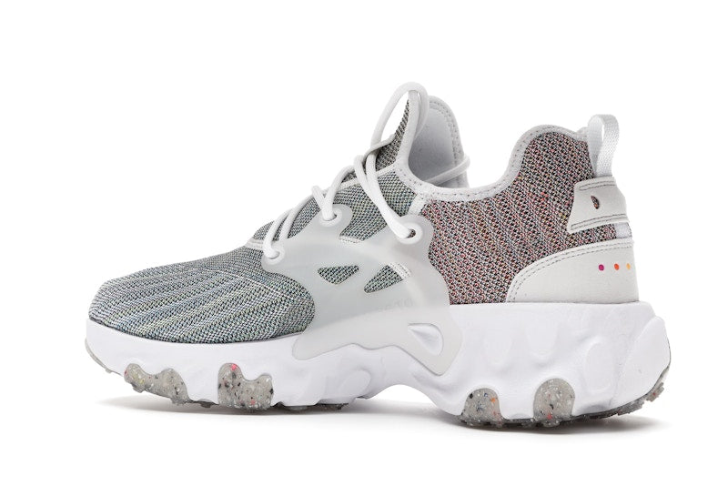 Nike React Presto Flyknit Multi White