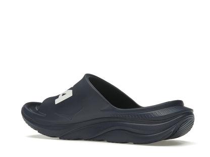 Hoka One One Ora Athletic Slide Varsity Navy White