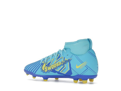 Nike Mercurial Superfly 9 Club KM FG/MG Baltic Blue White (GS)