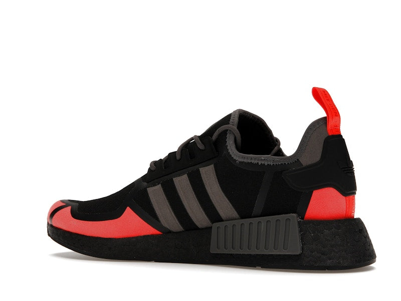 adidas NMD R1 Core Black Solar Red Grey