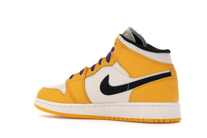 Jordan 1 Mid SE Lakers (GS)
