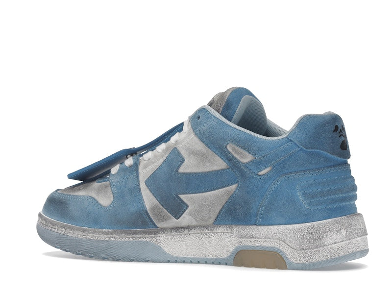 OFF-WHITE OOO Low Out Of Office Suede White Light Blue
