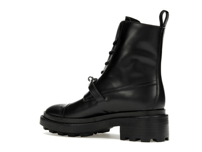Hermes Funk Ankle Boot Noir Calfskin Leather