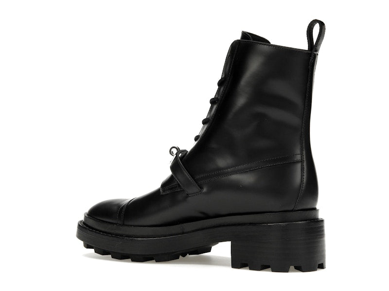 Hermes Funk Ankle Boot Noir Calfskin Leather