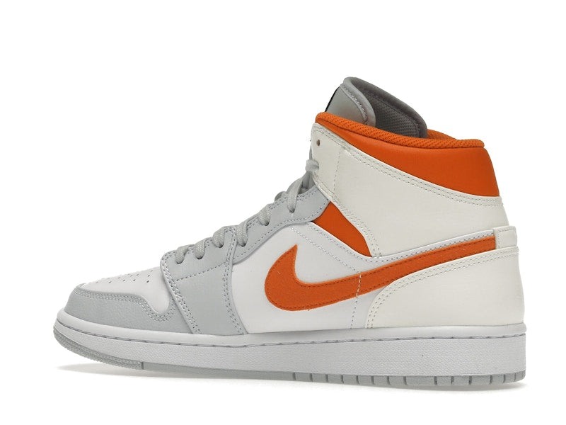 Jordan 1 Mid Starfish Pure Platinum