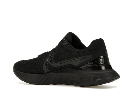 Nike React Infinity Run Flyknit 3 Triple Black (Women's)
