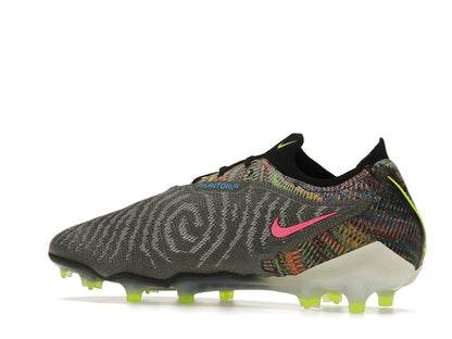 Nike Gripknit Phantom GX Elite Fusion FG Black White Blue Glow Volt