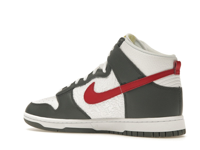 Nike Dunk High Embossed Basketball Grey Red