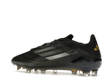 adidas F50 Elite FG Core Black Iron Metallic Gold Metallic