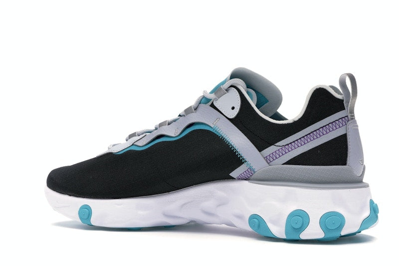Nike React Element 55 Black Pure Platinum Teal Nebula