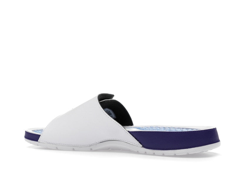 Jordan Hydro 5 Retro Slide White New Emerald Grape Ice Black
