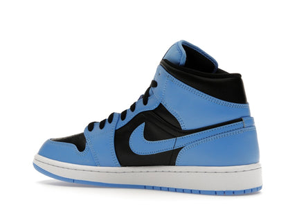 Jordan 1 Mid University Blue Black