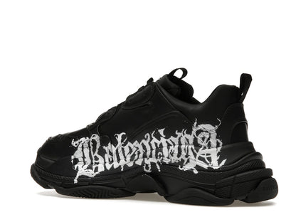 Balenciaga Triple S DIY Metal Artwork Black