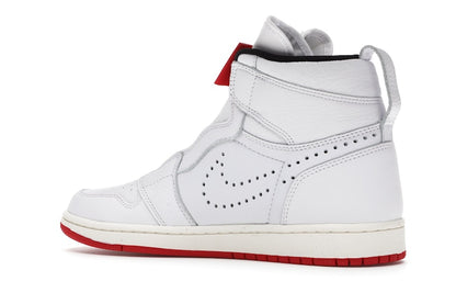 Jordan 1 Retro High Zip White University Red