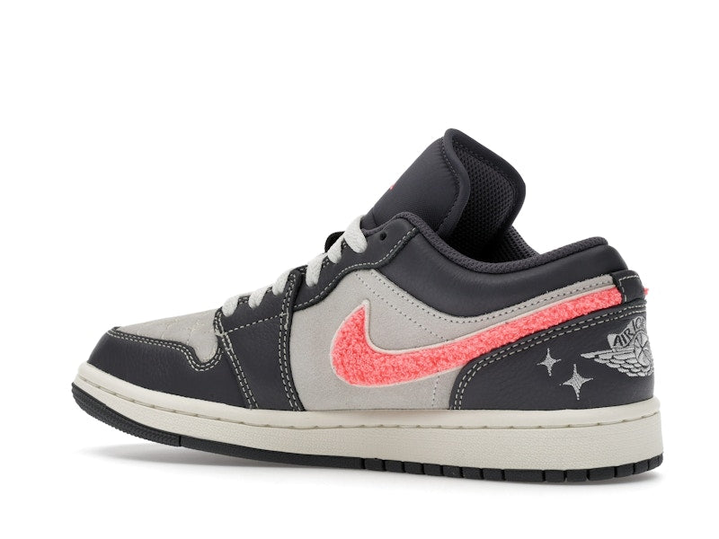 Jordan 1 Low Light Graphite Hot Punch (Women's)