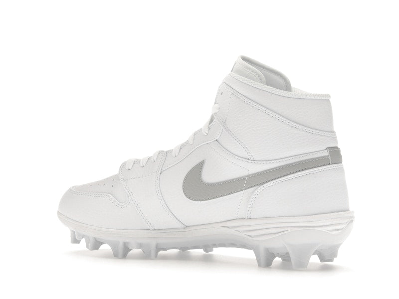 Jordan 1 Mid TD Cleat White Grey Fog