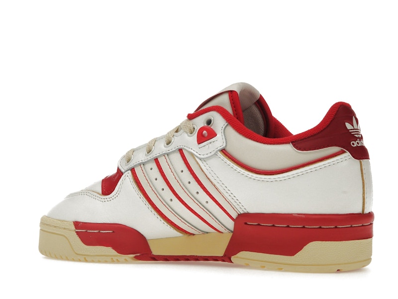 adidas Rivalry Low 86 Core White Off White Team Power Red