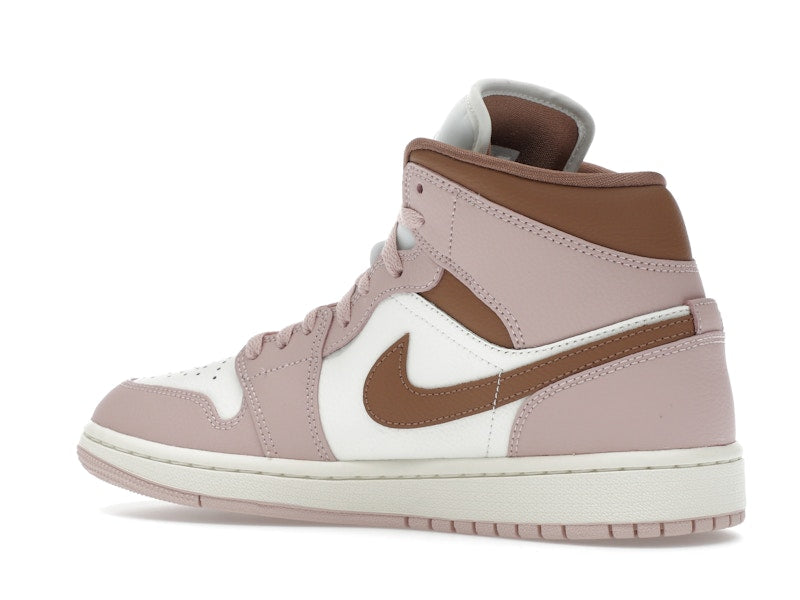 Jordan 1 Mid Pink Oxford Brown (Women's)