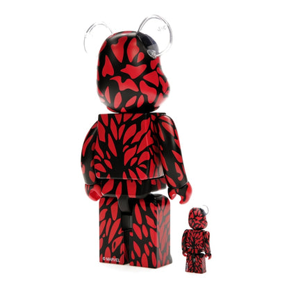 Bearbrick x Marvel Carnage 100% & 400% Set