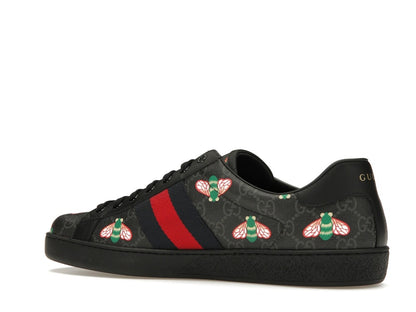 Gucci Ace Bee Print Black
