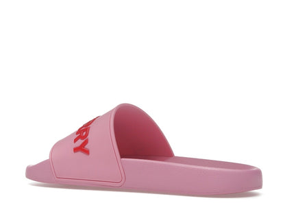 Burberry Embossed Logo Slides Bubblegum Pink (Women's)