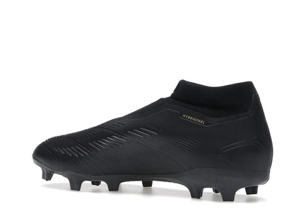adidas Predator League Laceless FG Core Black Carbon Gold Metallic