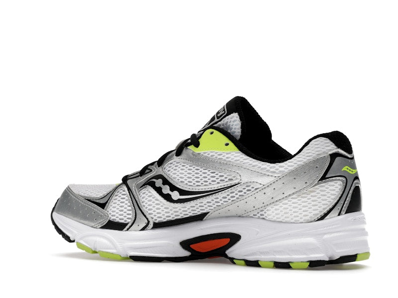 Saucony Grid Ride Millennium White Silver Lime Orange