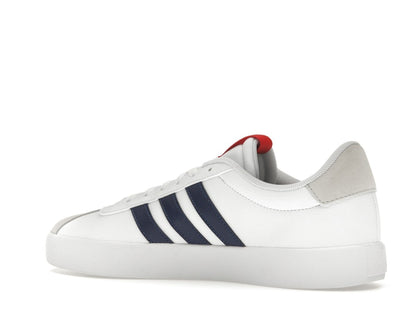 adidas Vl Court 3.0 Cloud White Dark Blue Better Scarlet
