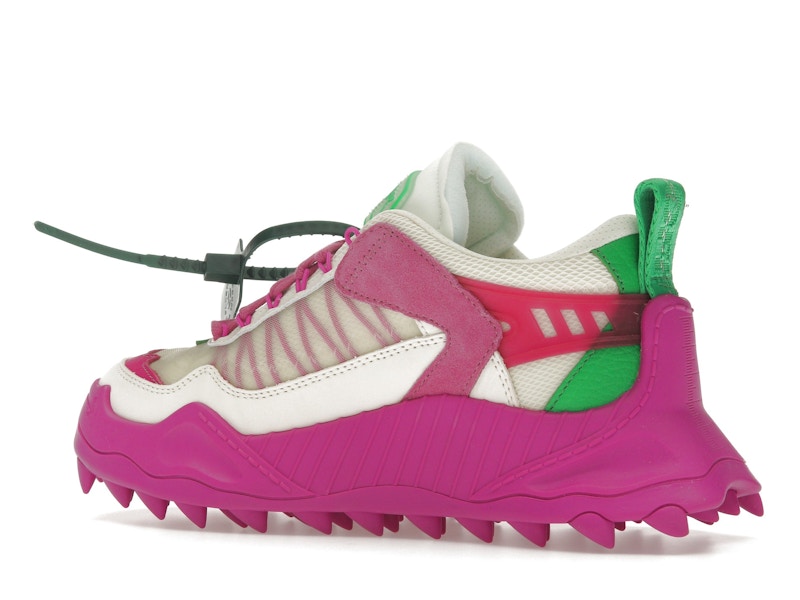 OFF-WHITE Odsy-1000 White Fuchsia Green (Women's)