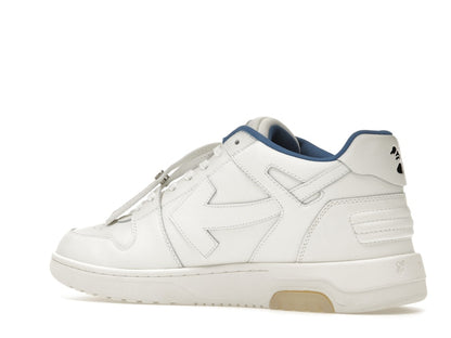 OFF-WHITE Out Of Office "OOO" Low Tops For Walking White White Dark Blue SS22