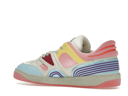 Gucci Basket Low-Top Sneaker Light Blue Demetra Pink (Women's)