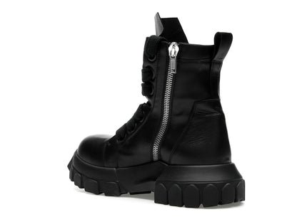 Rick Owens Lido Jumbo Laced Bozo Tractor Black