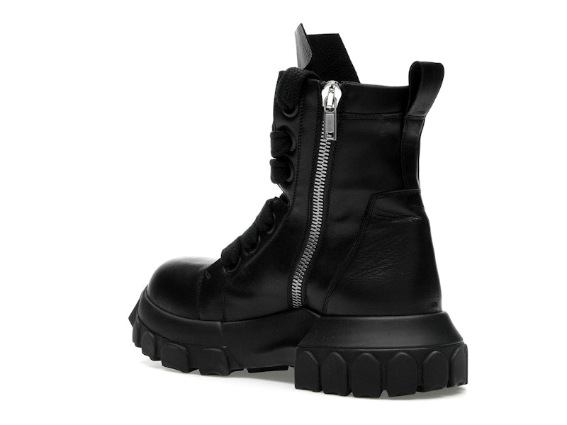 Rick Owens Lido Jumbo Laced Bozo Tractor Black
