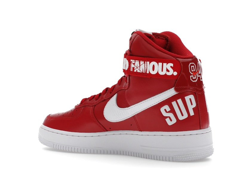Nike Air Force 1 High Supreme World Famous Red