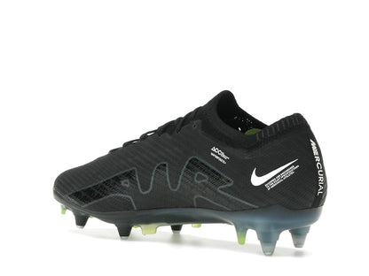 Nike Zoom Mercurial Vapor 15 Elite SG-Pro Anti-Clog Traction Black White Volt