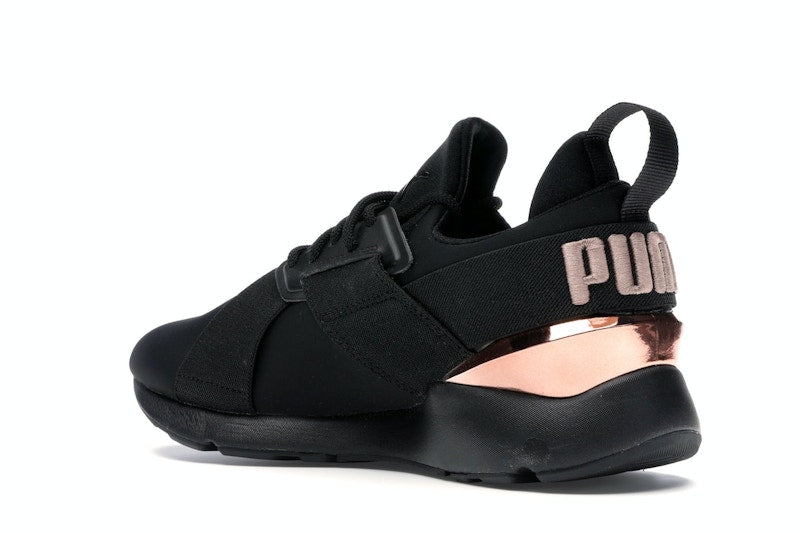 Puma Muse Metal Black Rose Gold (Women's)