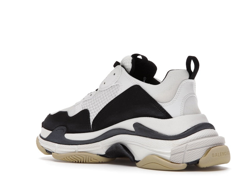 Balenciaga Triple S White Black
