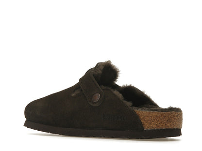 Birkenstock Boston Shearling Suede Mocha